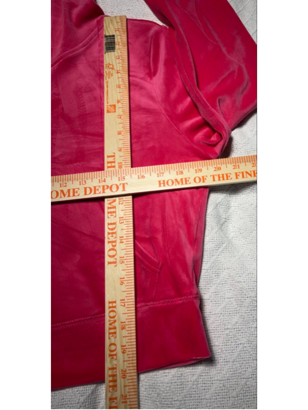 NWT Bling Juicy Couture Pink Party Velour Tracksuit w/Rhinestone Glam Y2K Size L - Picture 7 of 10